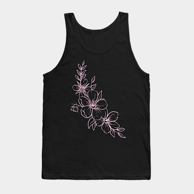 Floral Tank Top by unrefinedgraphics